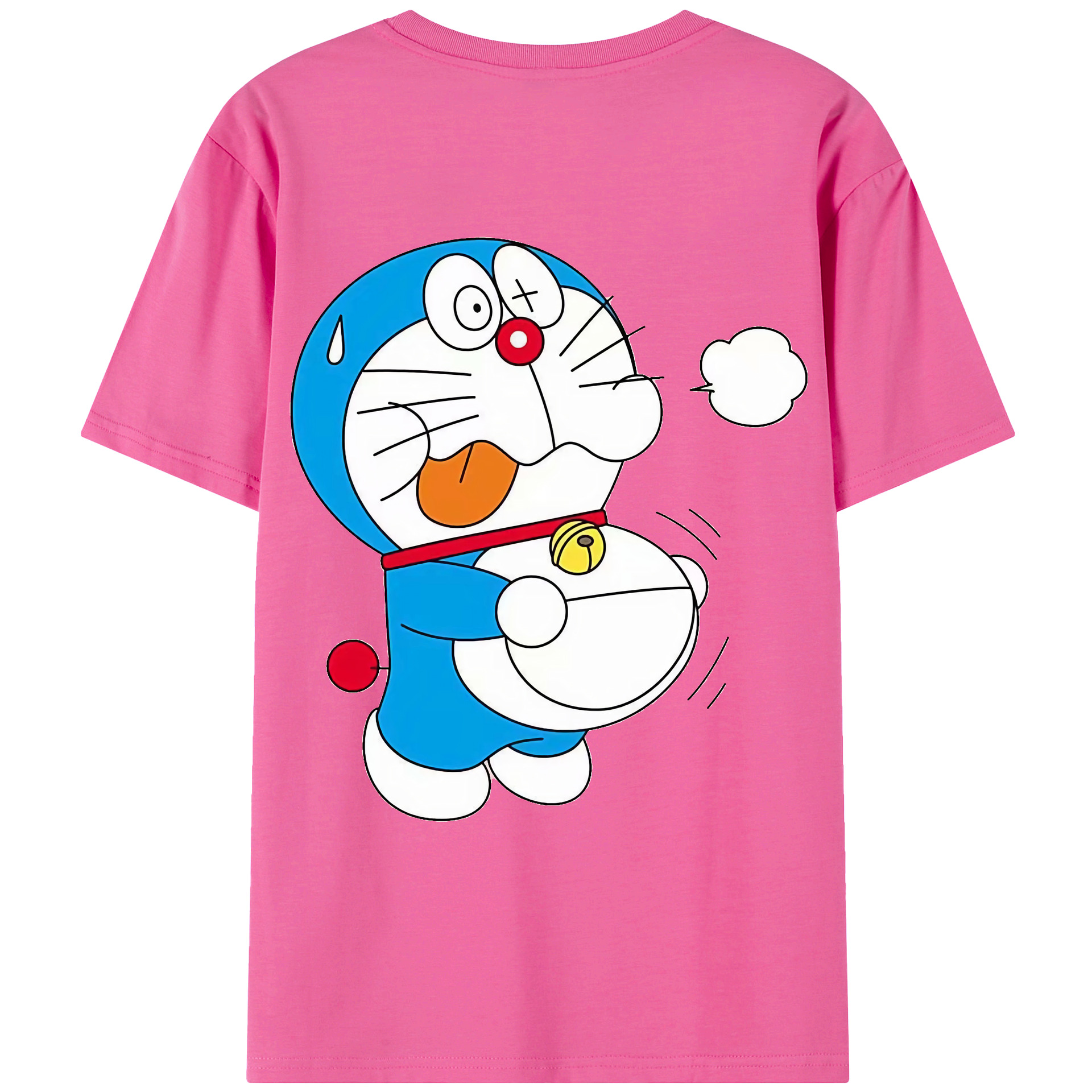 （画像用） ドラえもん Doraemon レディース半袖Tシャツ(バックプリント)